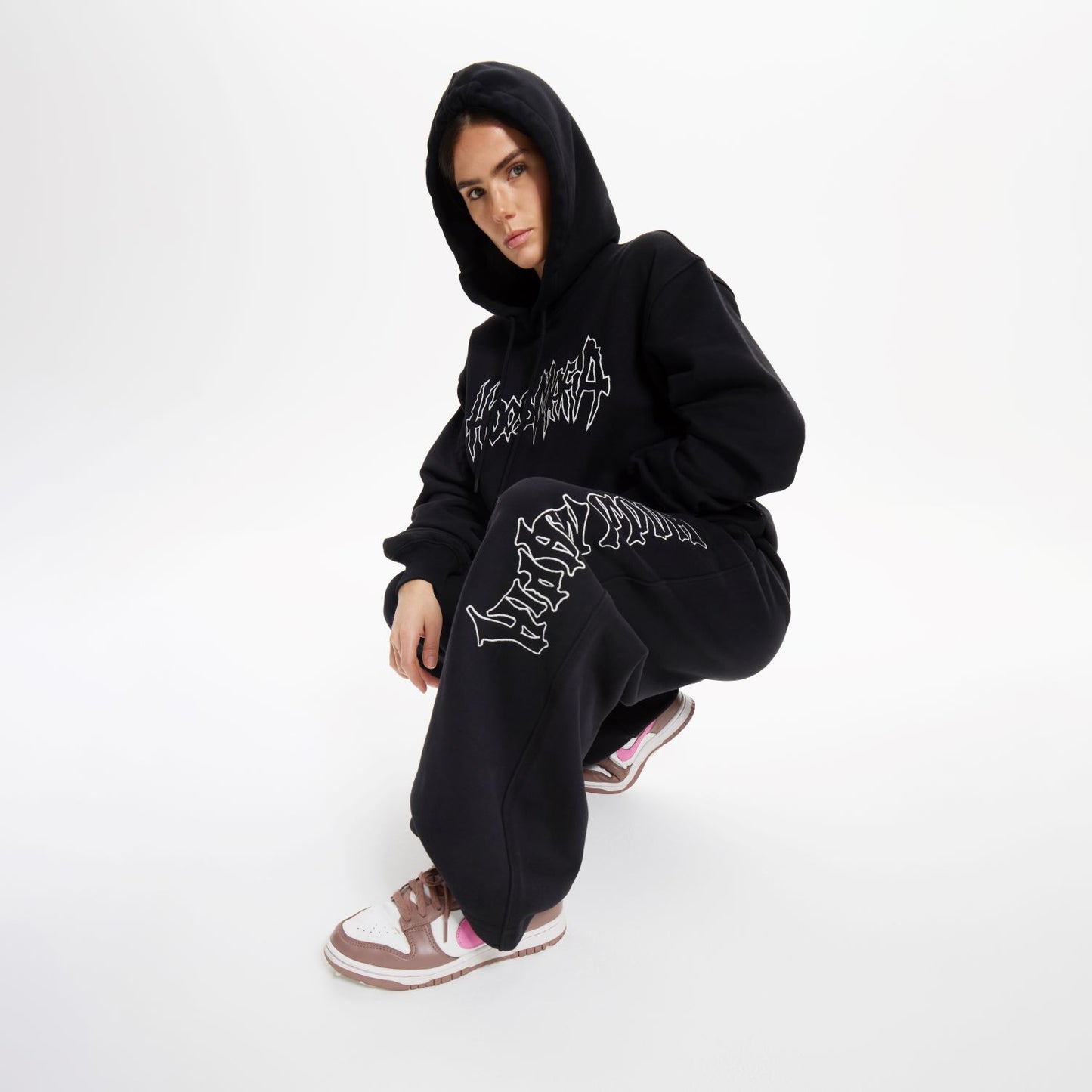 HOODMAFIA LOGO STRAIGHT PANTS