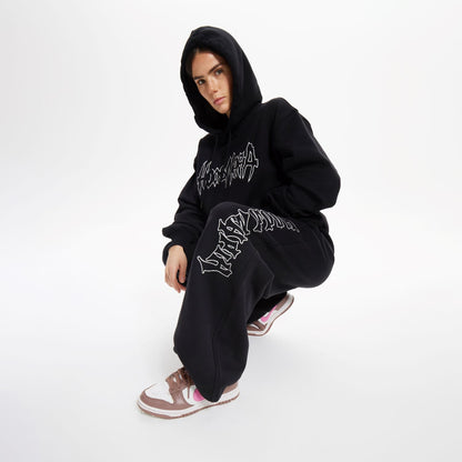 HOODMAFIA LOGO STRAIGHT PANTS